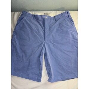 McIlhenny Dry Goods Shorts Size 36 Blue Tencel Blend Flat Front